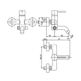 Duravit Bathtub Mixer Scala Chrome