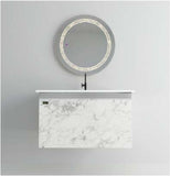 Beroia Furniture Unit with Washbasin 80×46 Cm Carara