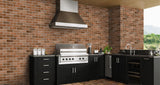 Ceramic ART FLORANCE BRICK BROWN matt 30x60 cm
