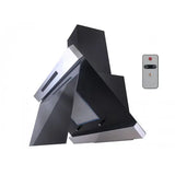 Purity Built-in Hood GLASSO 90cm Black