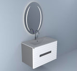 Beroia Furniture Unit with Wash basin Imported Grey 80×46 Cm