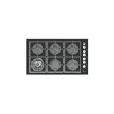 Purity Built-In Gas Hob 6 Burners 90cm Black