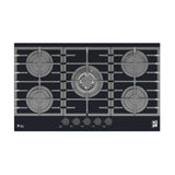 Purity Built-In Gas Hob 5 Burners 90cm Black