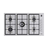 Purity Built-In Gas Hob 5 Burners 90cm Silver