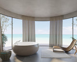 Sanipure Scodella Seamless Bathtub 150 150x60 cm