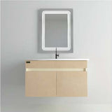 Beroia Furniture Unit with Washbasin 80×46 Cm Light Brown