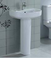 حوض حمام بلايا من إيديال ستاندرد 65×48 سم أبيض