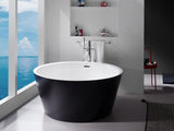 Duravit Rondo Seamless Bathtub White Black