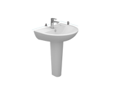 حوض حمام ساني بيور روزيتا 60 سم