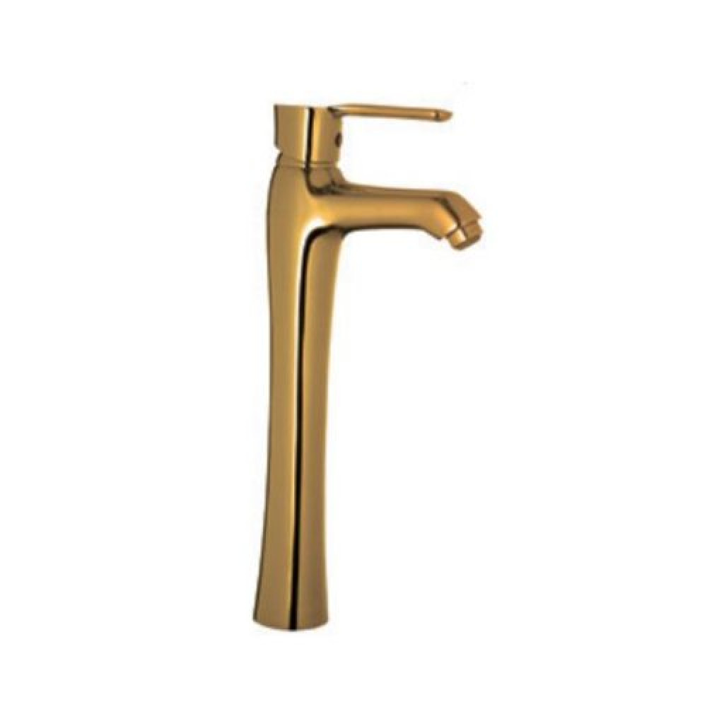 Sarrdesign Trinity High-Neck Basin Mixer Glossy Gold