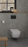 Realmes wall-hung toilet with shower, Villeroy & Boch VENTICELLO, white