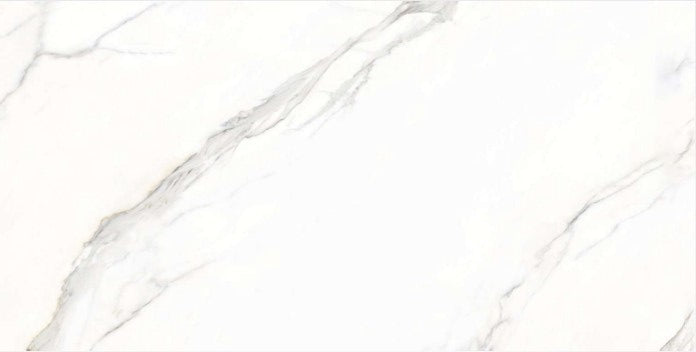 Beroia Porcelain Jordanian White Glossy 120x60 cm