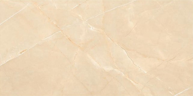 Beroia Porcelain Indian Glossy Beige 120x60 cm