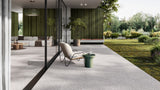 Porcelain Cleopatra Terazzio Stone White Matt 120x120 cm 8 mm