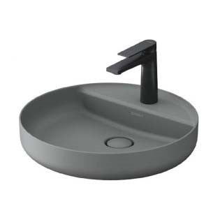 Duravit Vitrium Counter Top Wash Basin with Tap Hole 46cm Gray