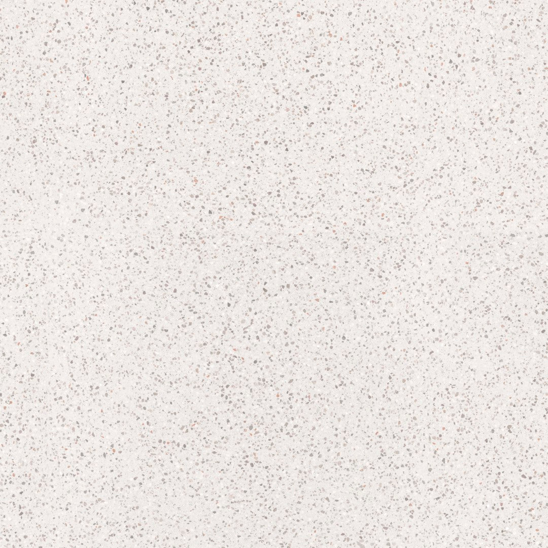 Porcelain Cleopatra Terazzio Stone White Matt 120x120 cm 8 mm