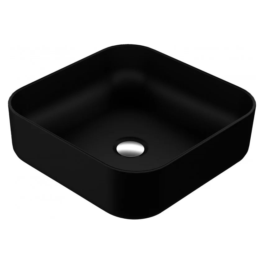 Sanipure Evona Wash Bowel 39x39 cm Black