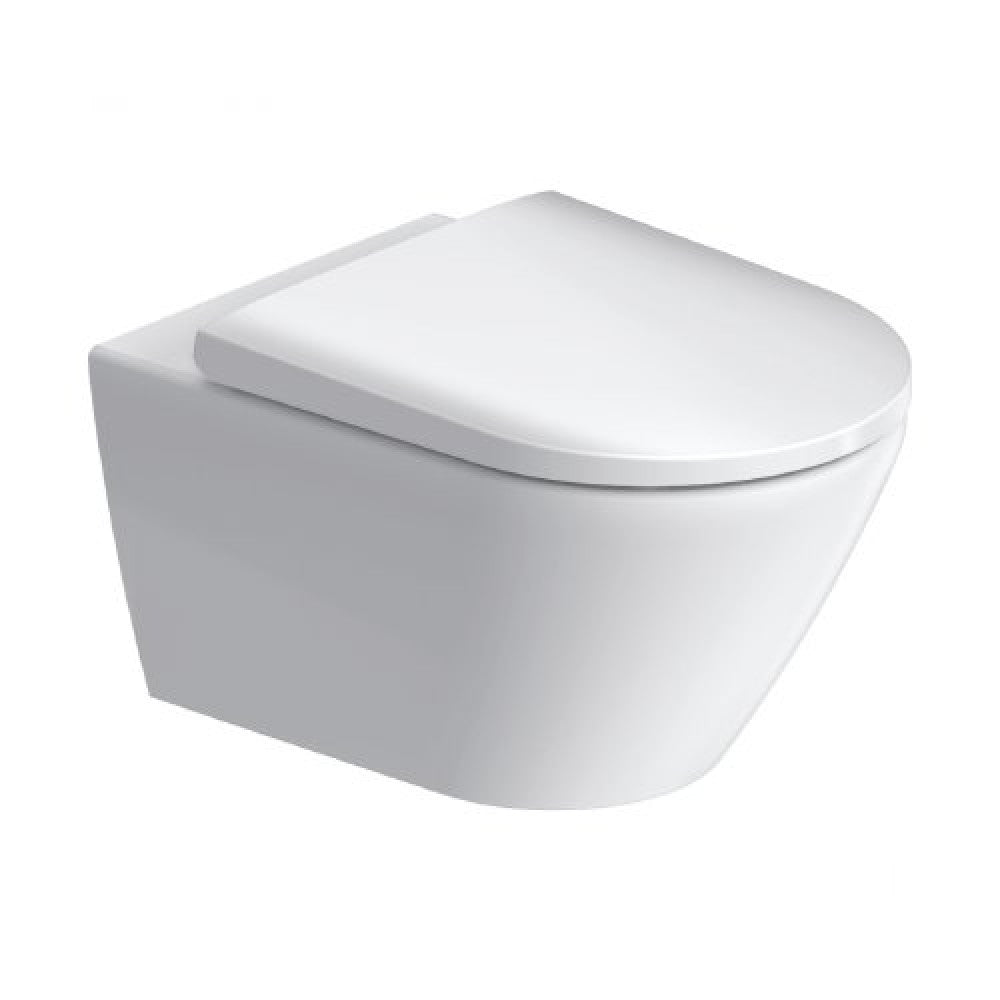 Duravit D-Neo Wall Mounted Toilet White cover Slim