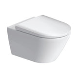 Duravit D-Neo Wall Mounted Toilet White cover Slim