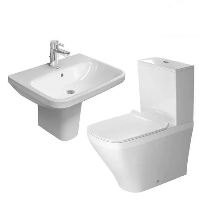 Duravit DuraStyle sanitary ware toilet set with 60 cm basin