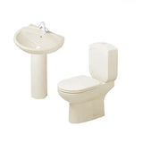 Duravit Dellarco sanitary ware toilet set with 70 cm basin and column