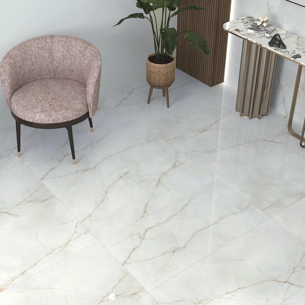 Ceramic 700/18 White Glossy 120x60 cm From Granito