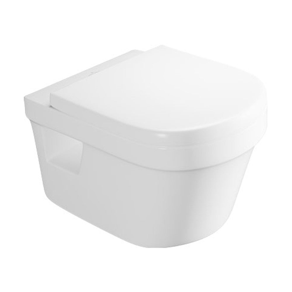 Realmes wall-hung toilet with shower, Villeroy & Boch AVENTO, white