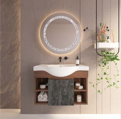 وحدة أثاث بيرويا مع حوض غسيل 80×44 سم