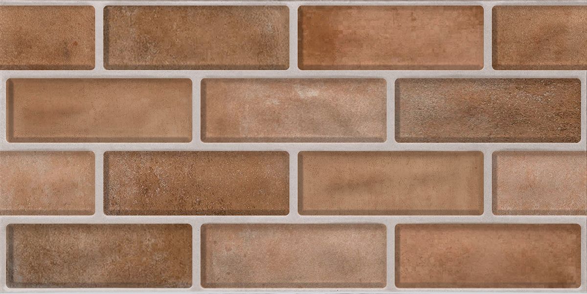 Ceramic ART FLORANCE BRICK BROWN matt 30x60 cm
