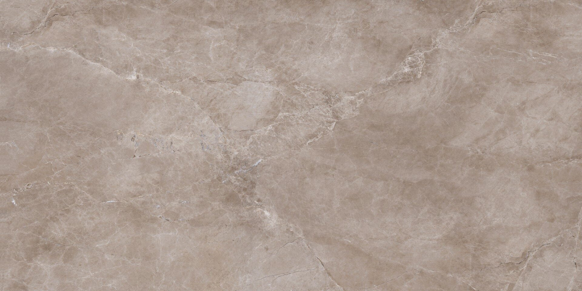 Porcelain Cleopatra Contessa Tortora glossy 120x240 cm 8 mm