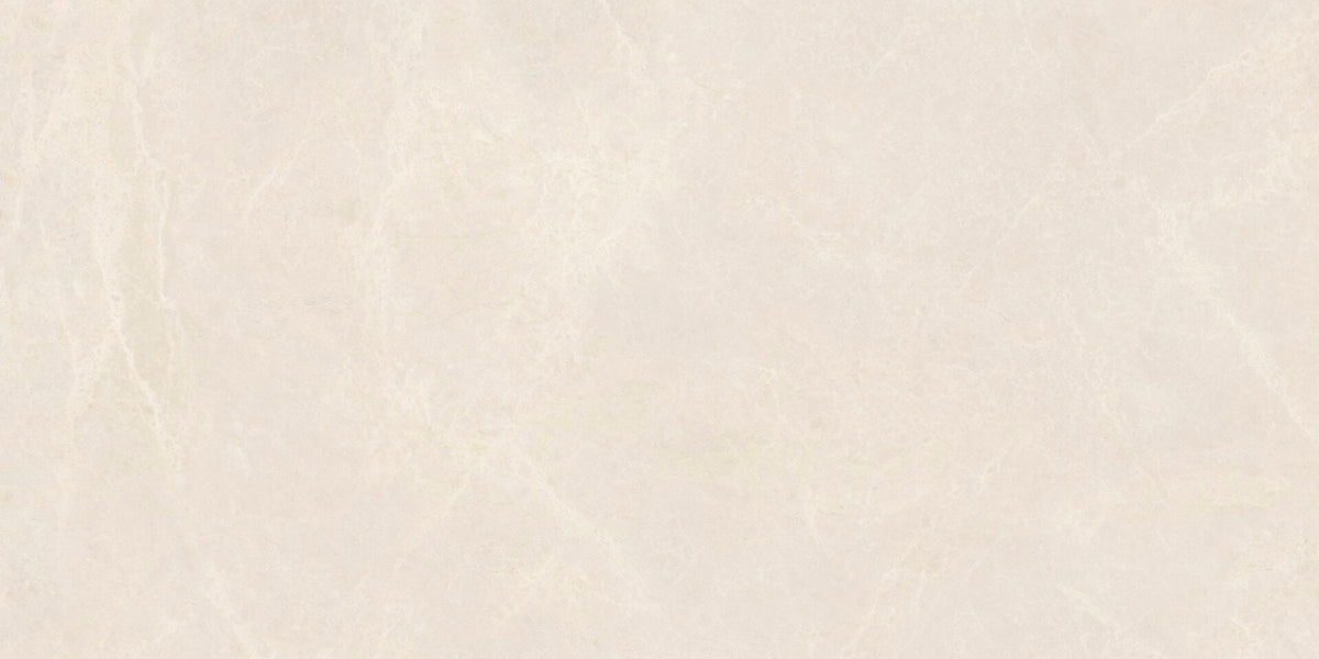 Porcelain Cleopatra Crema Light glossy 120x240 cm 8 mm