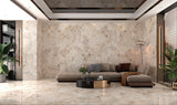 Ceramic ART CUBA_LIGHT_BEIGE Glossy 120x60 cm
