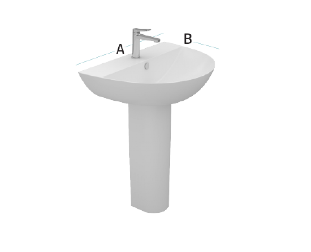 Sanipure Titan Washbasin 70 cm