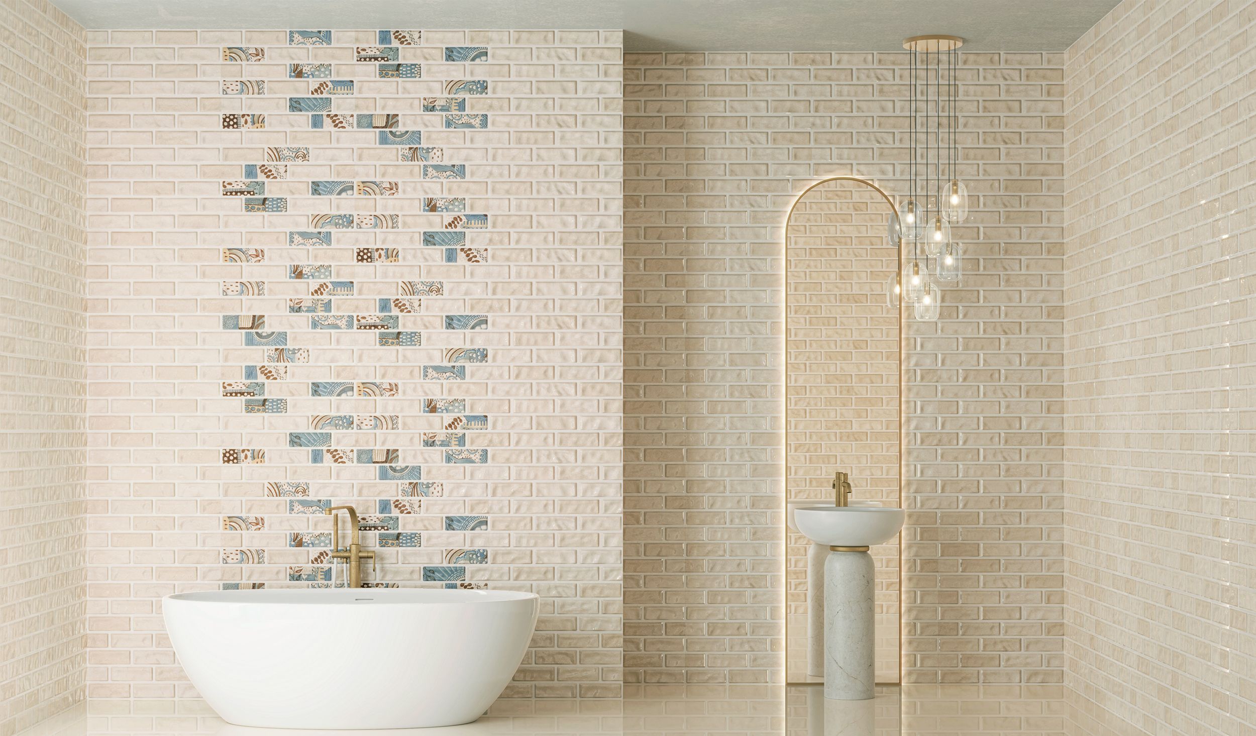 Ceramic ART FLORANCE CEMENT BEIGE 30x60 cm