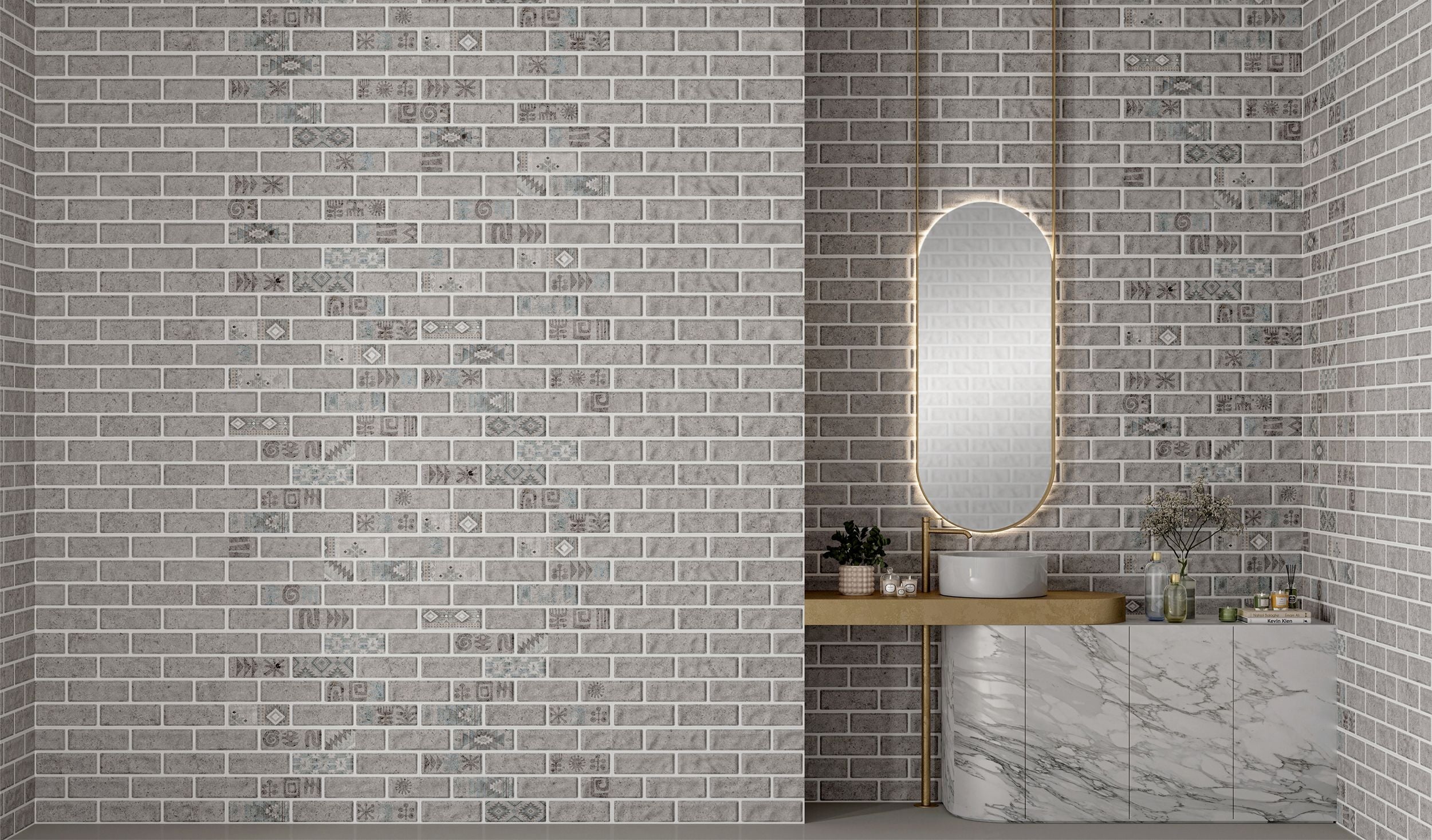Ceramic ART FLORANCE STONE GREY matt 30x60 cm