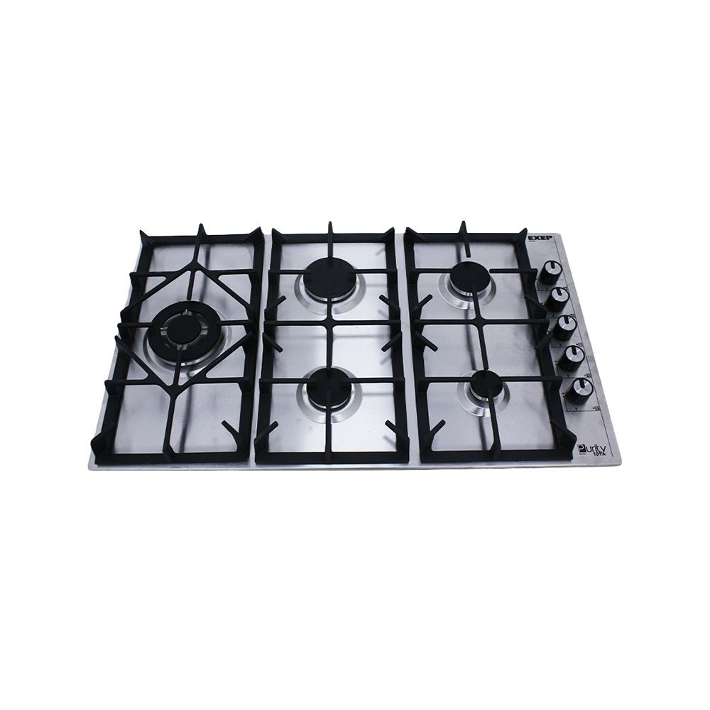 Purity Built-In Gas Hob 5 Burners 90cm Silver