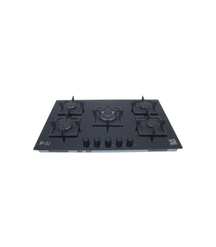 Purity Built-In Gas Hob 5 Burners 90cm Black