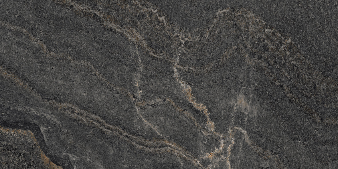Porcelain Houston Black Glossy 120x60 cm From Gemma