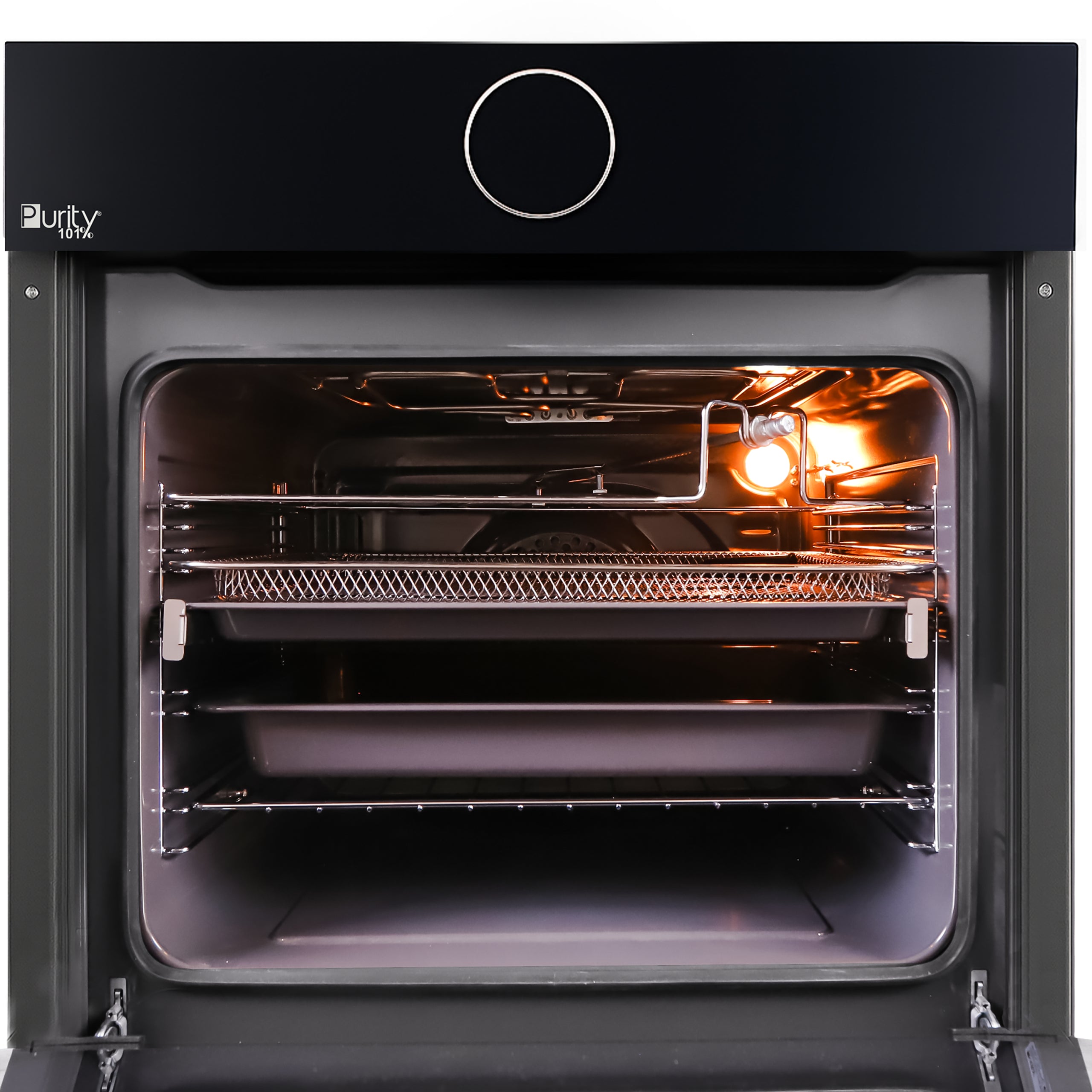 Purity Built in Full Electric Digital Oven 60 cm Black