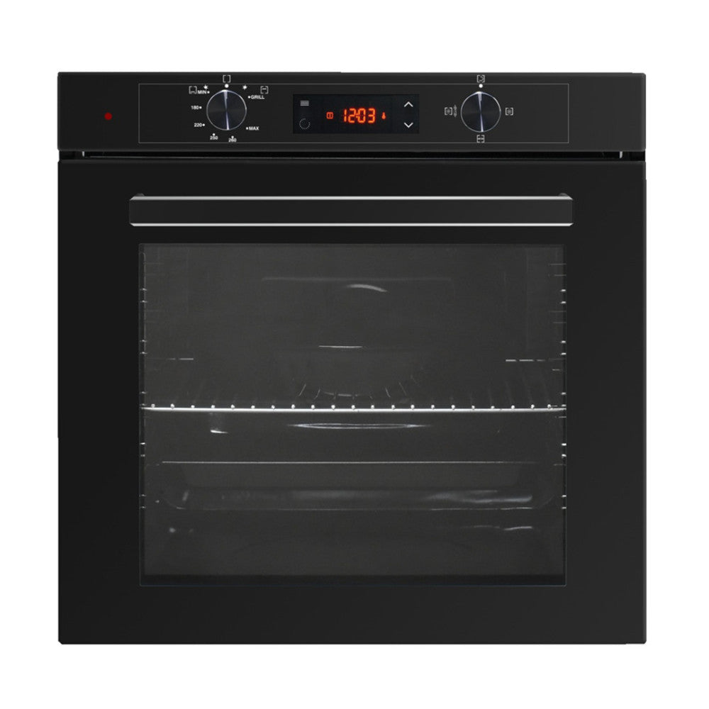 Purity Built in Gas Oven 60 cm Black