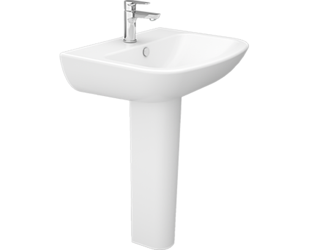 Sanipure Libra Washbasin 60 cm White