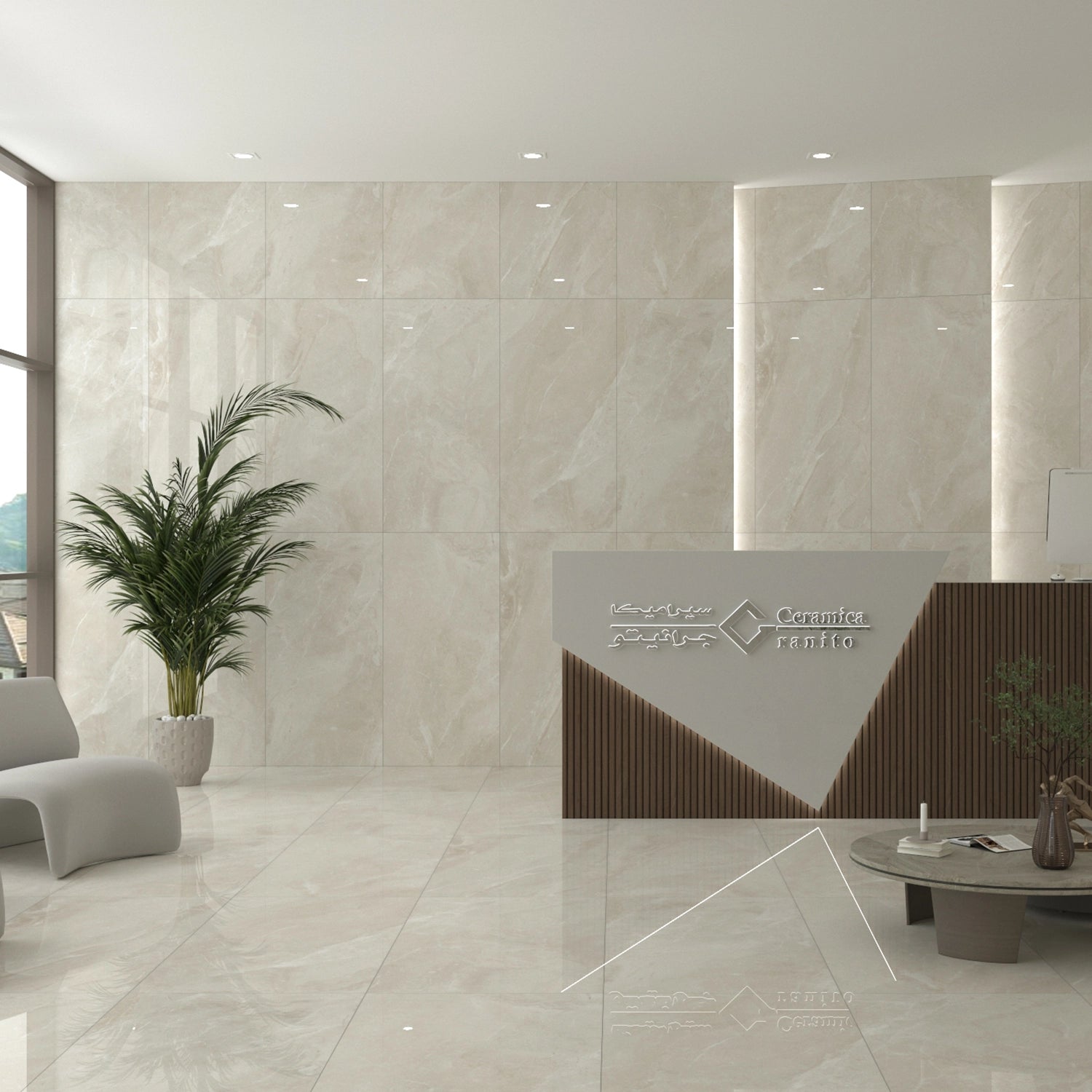 Ceramic 700/11 Beige Glossy 120x60 cm From Granito