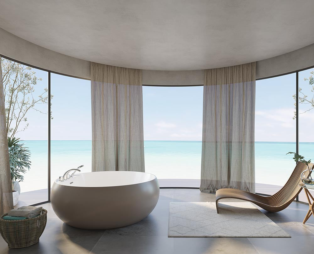 Sanipure Scodella Seamless Bathtub 150 150x60 cm
