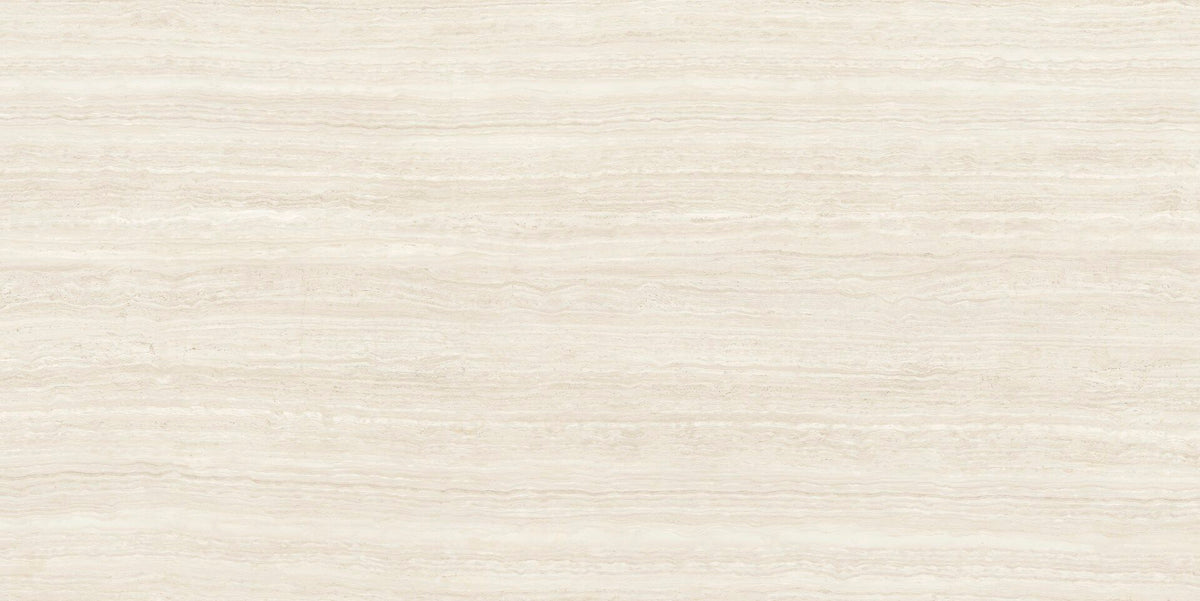 Porcelain Cleopatra Travertino IVORY Glossy 120x60 cm 8mm