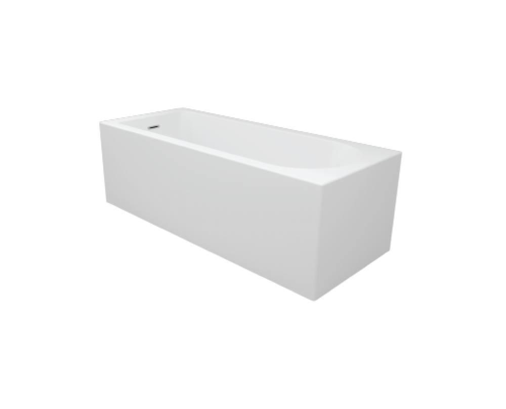 Sanipure Trevi Seamless Bathtub 170 70x40 cm