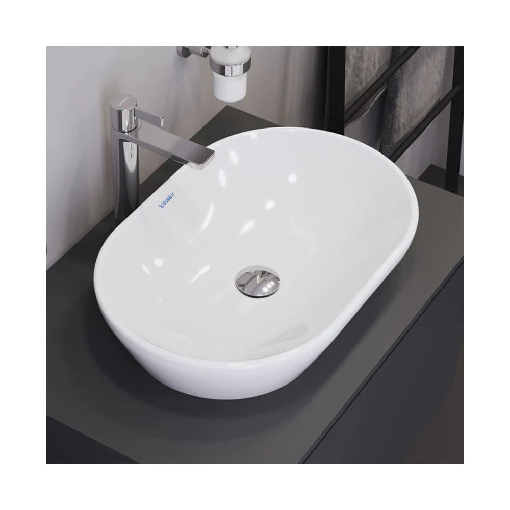 Duravit D-Neo New Wash Basin Over Counter Top 60cm White