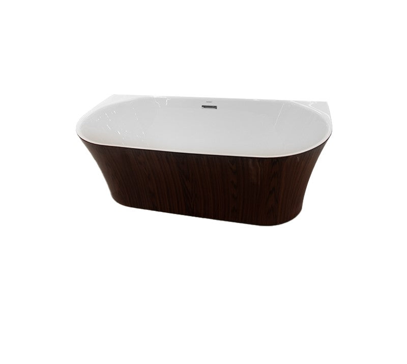 Duravit Charlton Seamless Bathtub Wooden