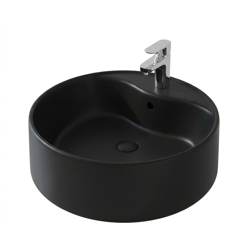 Lecico Derby basin 50cm Black Countertop Sink