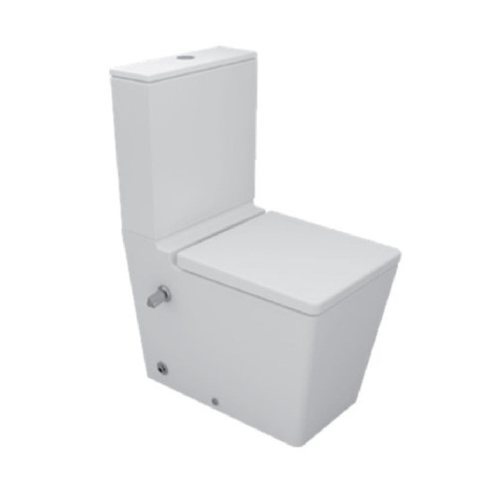 Sanipure Kepler Close Coupled Toilet with Seat Cover