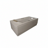Duravit Bathtub Jamaica With Pillow And Handle 180x80 cm With And Without Panel